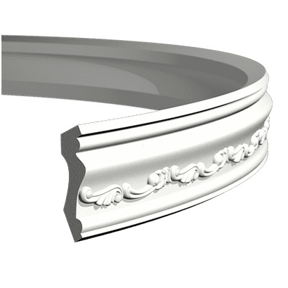 Карниз гибкий Evroplast (Европласт) 2000х40х70 мм, Пенополиуретан, 1.50.192