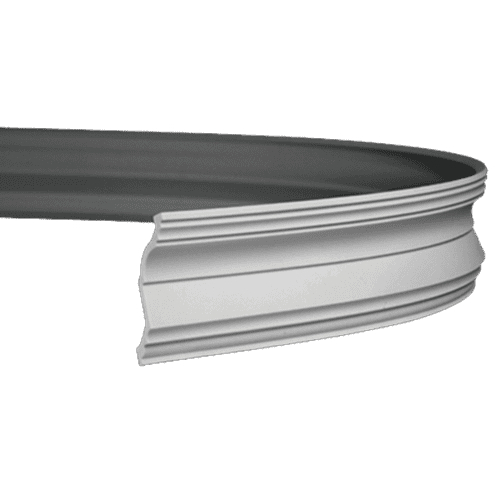 Карниз гибкий Evroplast (Европласт) 2000х93х130 мм, Пенополиуретан, 1.50.254