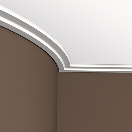 Карниз гибкий Evroplast (Европласт) 2000х75х21 мм, Пенополиуретан, 1.50.266