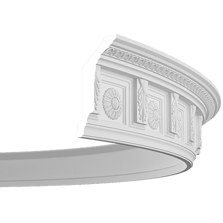 Карниз гибкий Evroplast (Европласт) 2000х112х204 мм, Пенополиуретан, 1.50.281