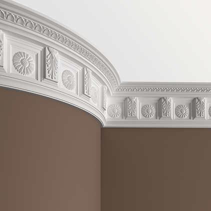 Карниз гибкий Evroplast (Европласт) 2000х112х204 мм, Пенополиуретан, 1.50.281