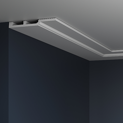 Карниз Evroplast (Европласт) 2000х220х25 мм, Перфом, 6.50.803