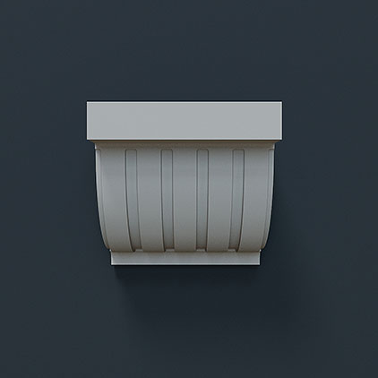 Кронштейн Evroplast (Европласт) 127х100х120 мм, Пенополиуретан, 1.19.801