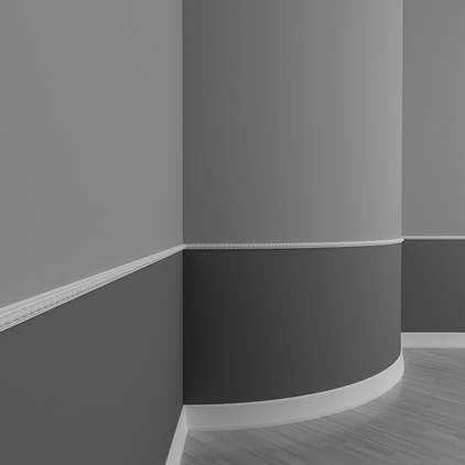 Молдинг гибкий Evroplast (Европласт) 2000х26х16 мм, Пенополиуретан, 1.51.353