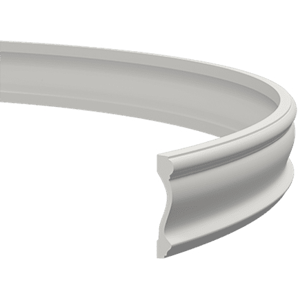 Молдинг гибкий Evroplast (Европласт) 2000х124х24 мм, Пенополиуретан, 1.51.367