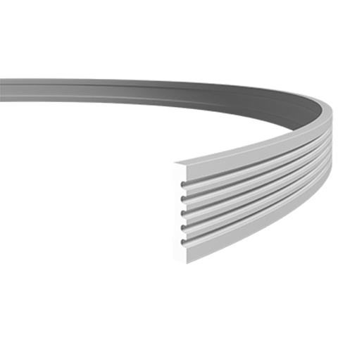 Молдинг гибкий Evroplast (Европласт) 2000х75х15 мм, Пенополиуретан, 1.51.370