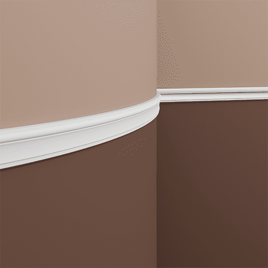 Молдинг гибкий Evroplast (Европласт) 2000х75х23 мм, Пенополиуретан, 1.51.383