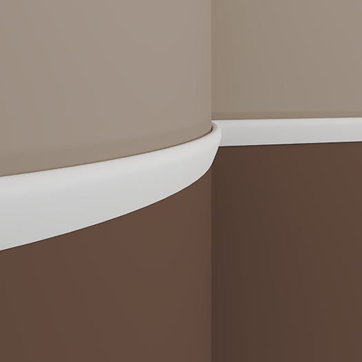 Молдинг гибкий Evroplast (Европласт) 2000х109х31 мм, Пенополиуретан, 1.51.701