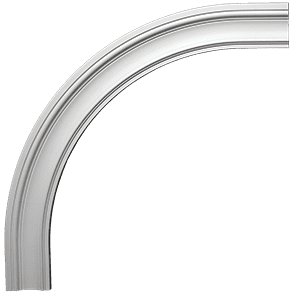 Арочное гибкое обрамление Evroplast (Европласт) 1021х1023х40 мм, Пенополиуретан, 4.87.032