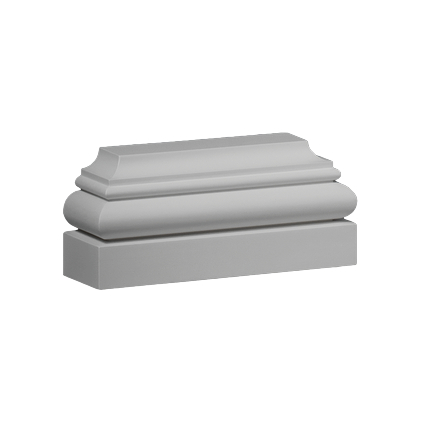 База Evroplast (Европласт) 408х181х125 мм, Пенополиуретан, 4.23.101