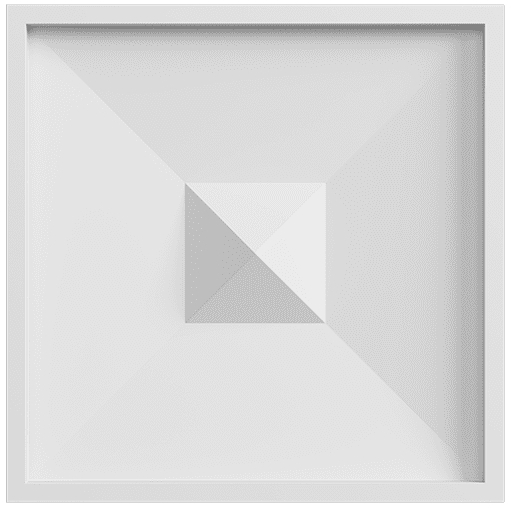 Декоративный элемент Evroplast (Европласт) 76х76х20 мм, Пенополиуретан, 1.62.803