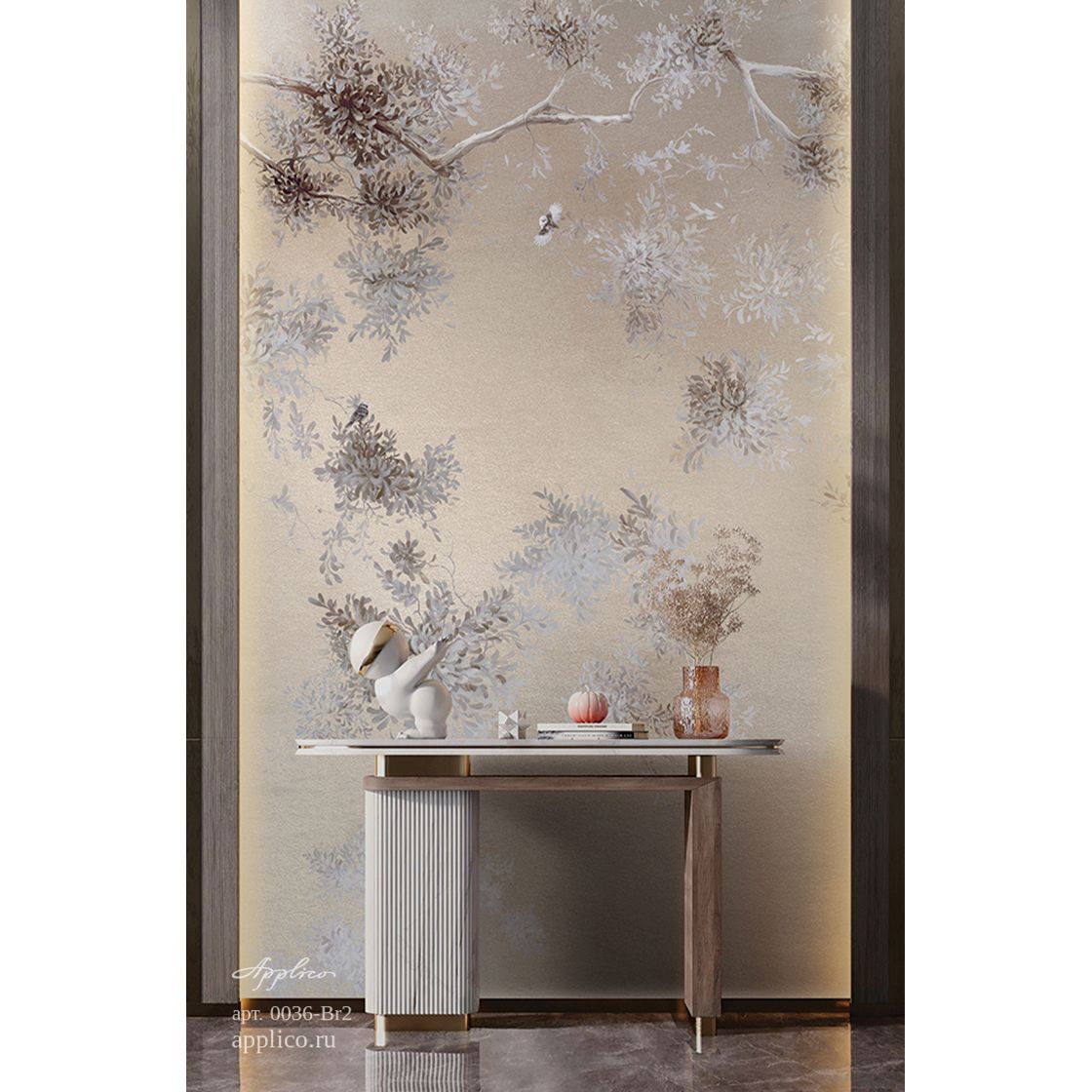 Фреска виниловая Applico (Апплико) Tree, 0036-Br2