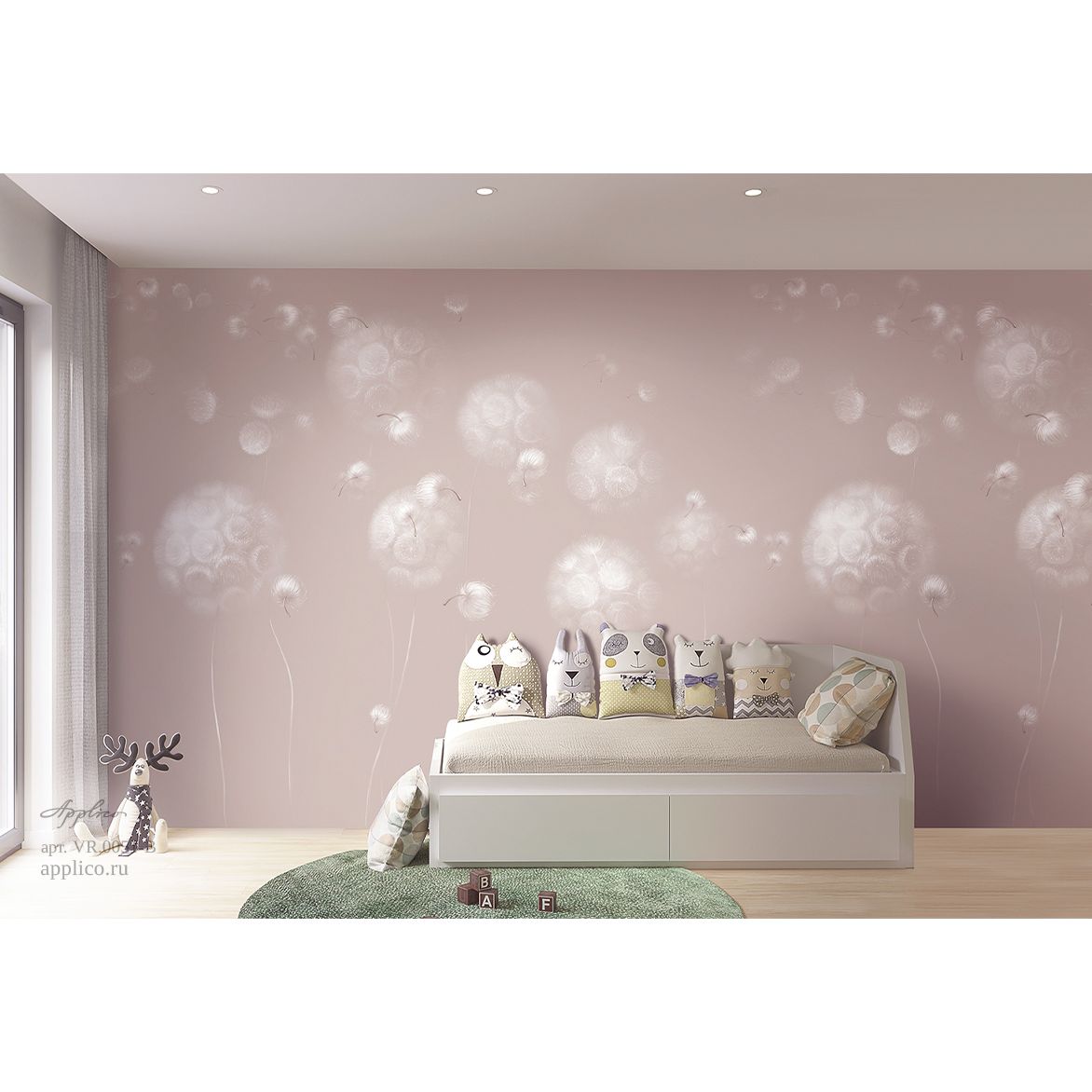 Фреска виниловая Applico (Апплико) Four, VR-0051-B