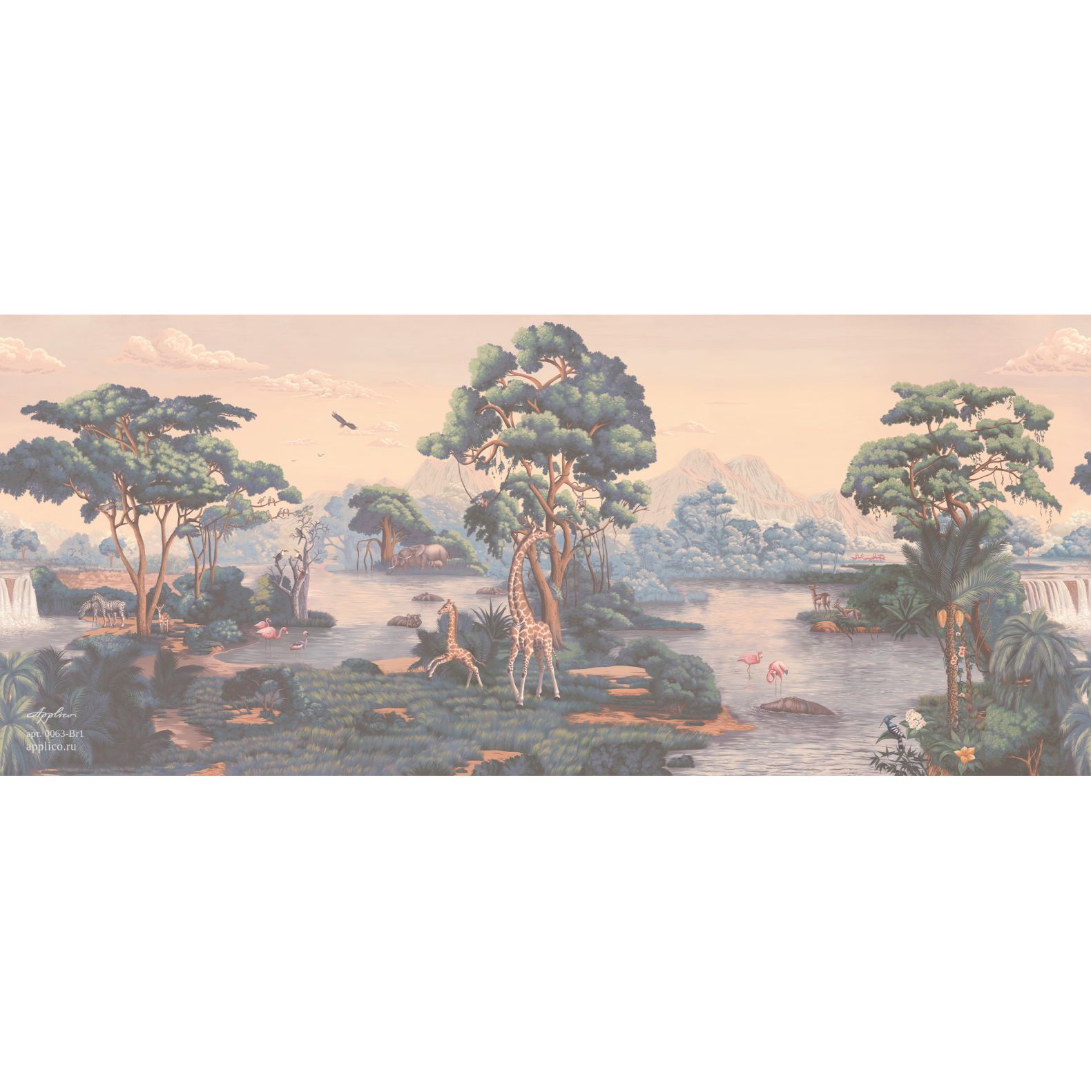 Фреска виниловая Applico (Апплико) Five, 0063-Br1