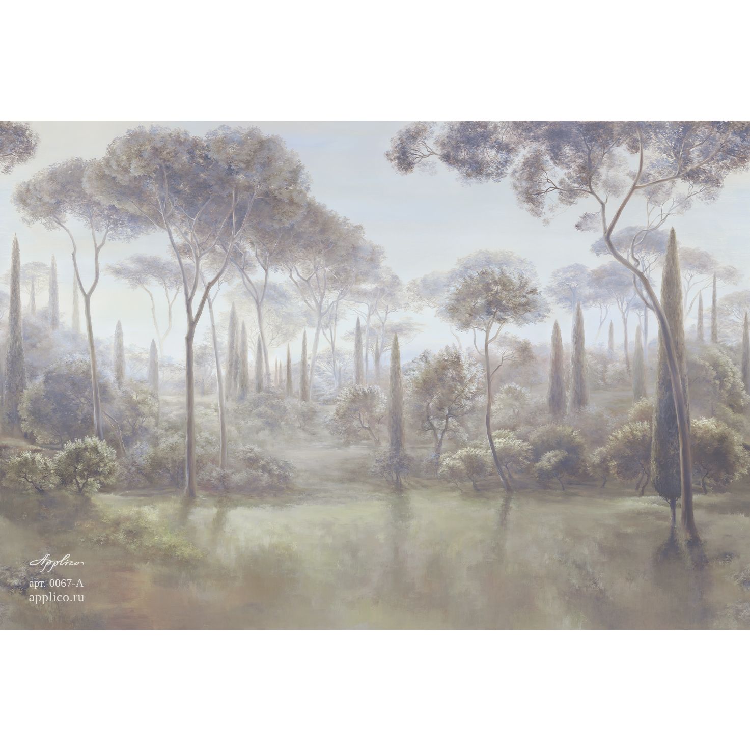 Фреска виниловая Applico (Апплико) Five, 0067-A