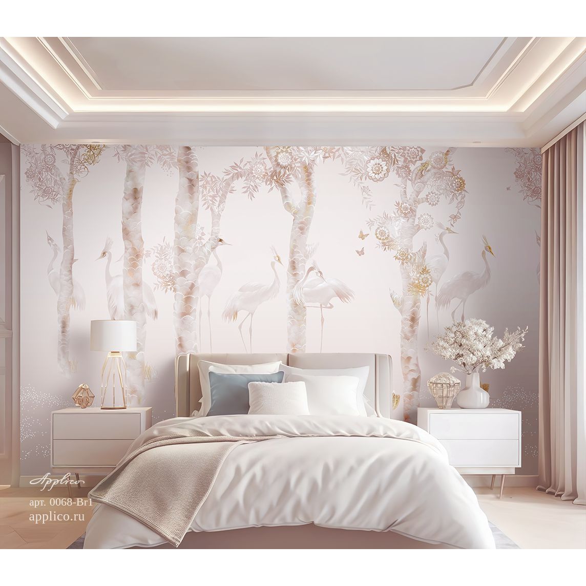 Фреска виниловая Applico (Апплико) Five, 0068-Br1