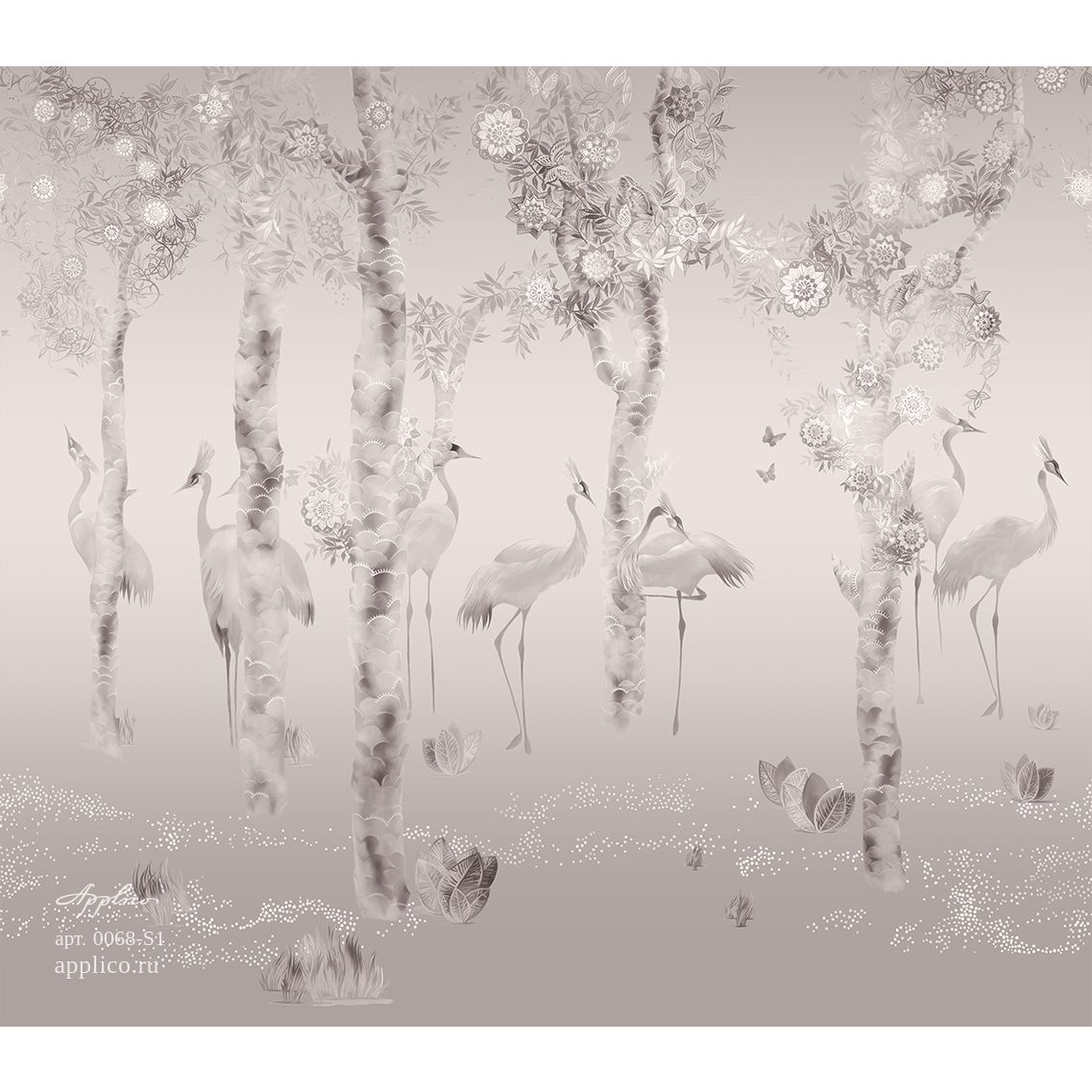 Фреска виниловая Applico (Апплико) Five, 0068-S1