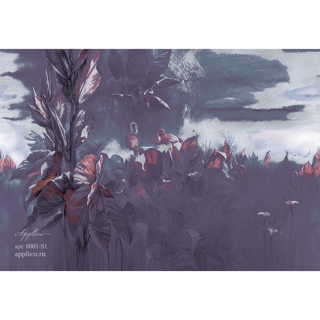 Фреска виниловая Applico (Апплико) One, 0001-S1