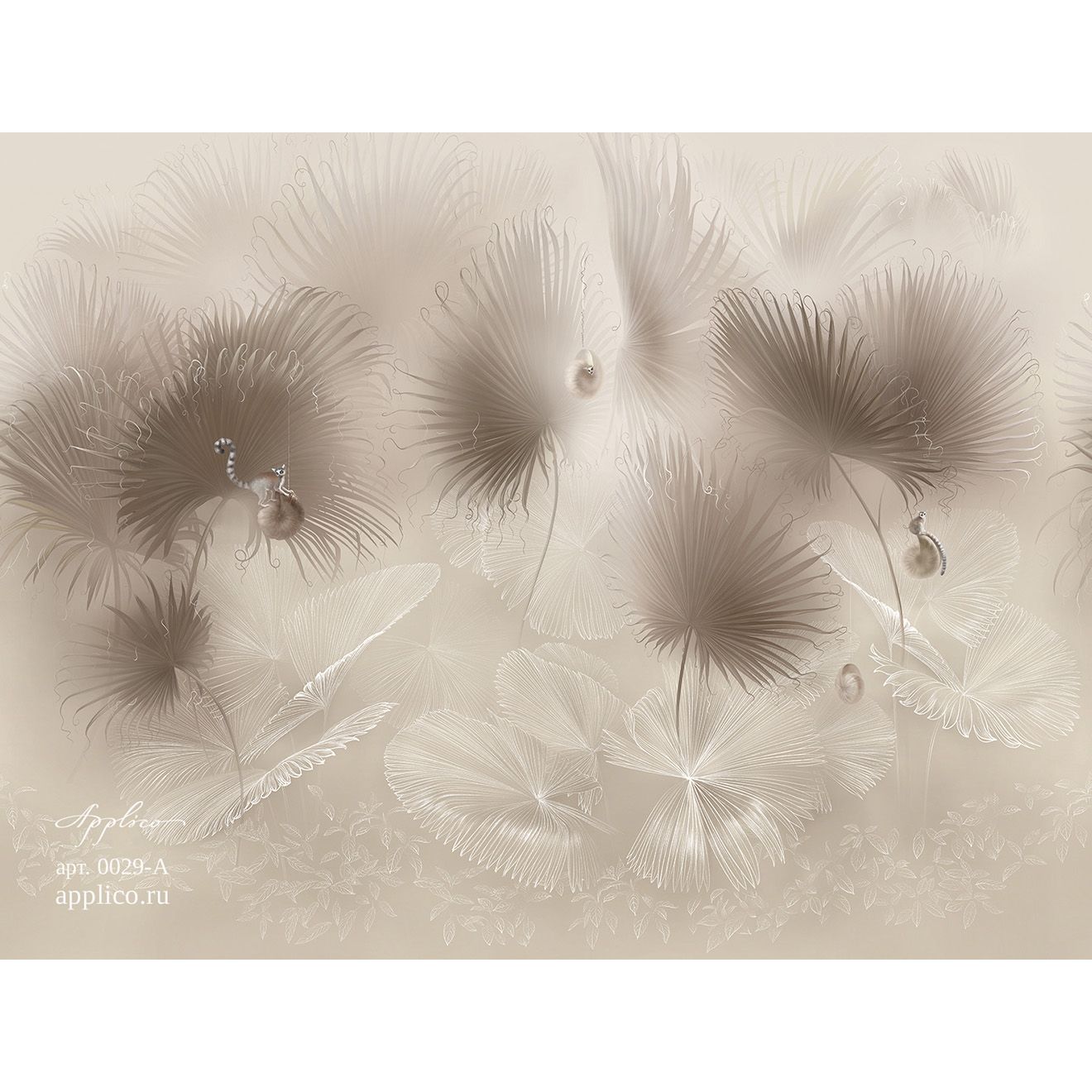 Фреска виниловая Applico (Апплико) Two, 0029-A