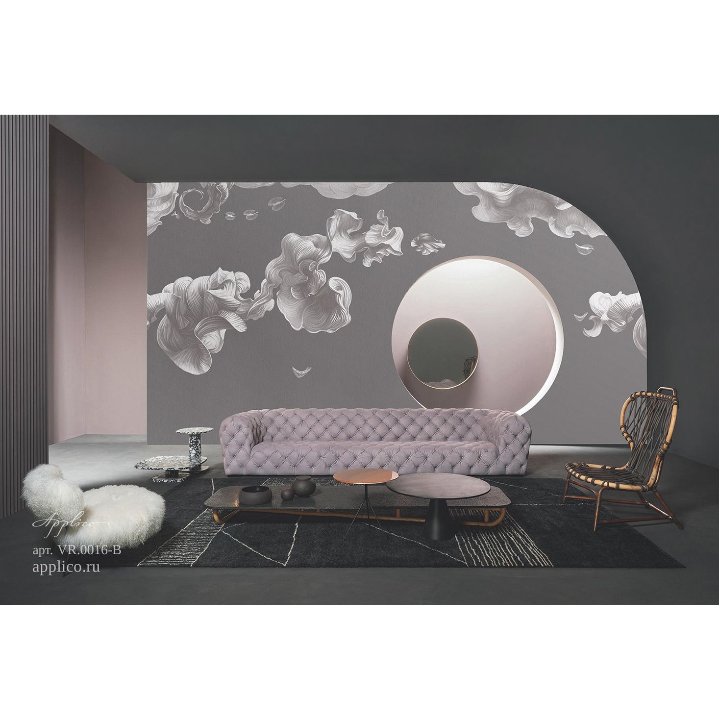 Фреска виниловая Applico (Апплико) Two, VR.0016-B