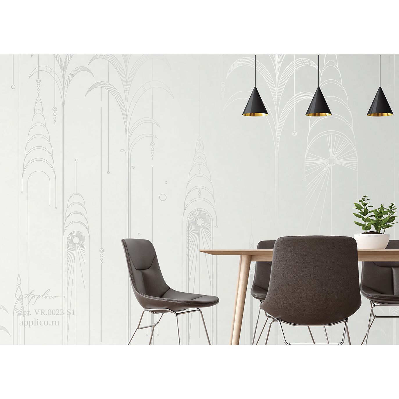 Фреска виниловая Applico (Апплико) Two, VR.0023-S1