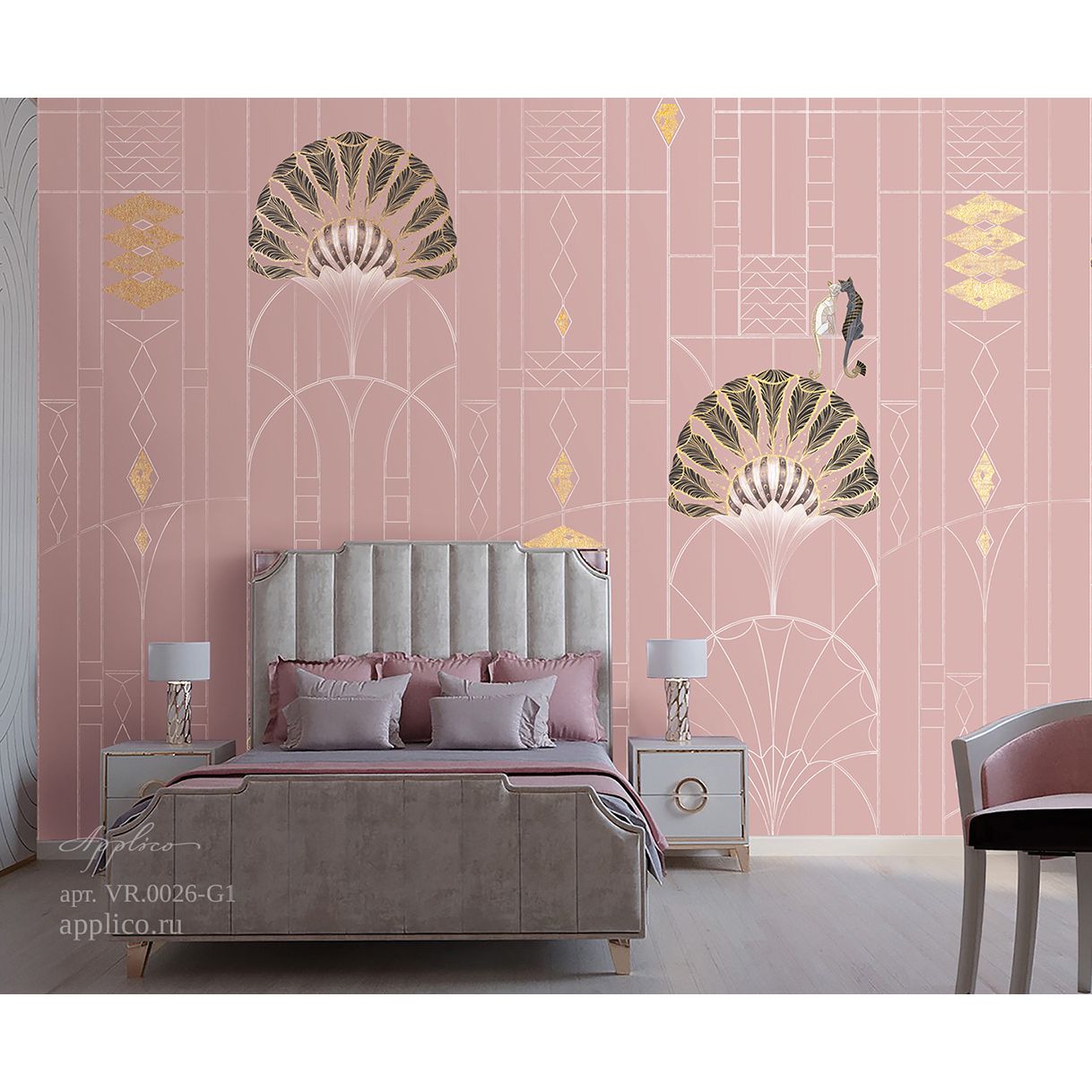 Фреска виниловая Applico (Апплико) Two, VR.0026-G1