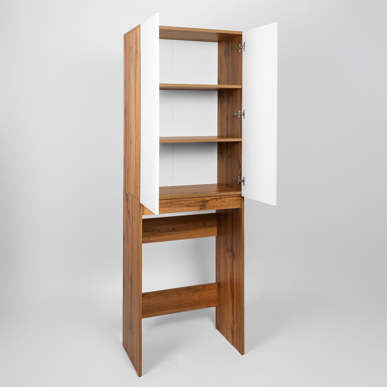 Шкаф Viant (Вайант) Бостон 65, VBOS645-SHSM 1900х645х380 разборный для см, дуб вотан/белый