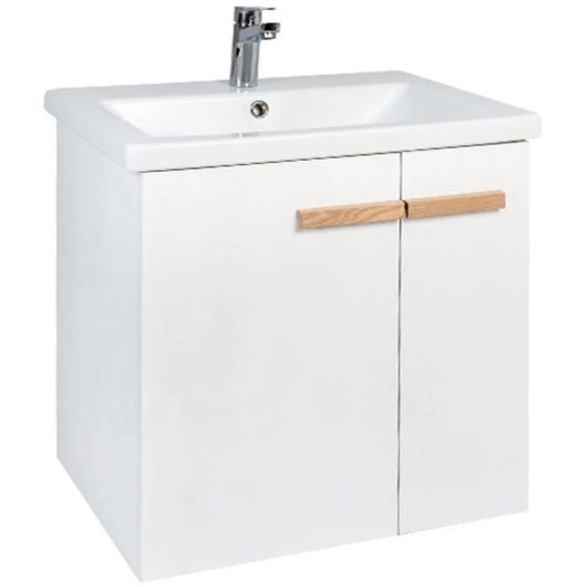 Тумба Viant (Вайант) Мюнхен 70, VMUN70COBEL-T2STP 620х655х425 подвесная, 2дв., белая (под раковину COMO 70)