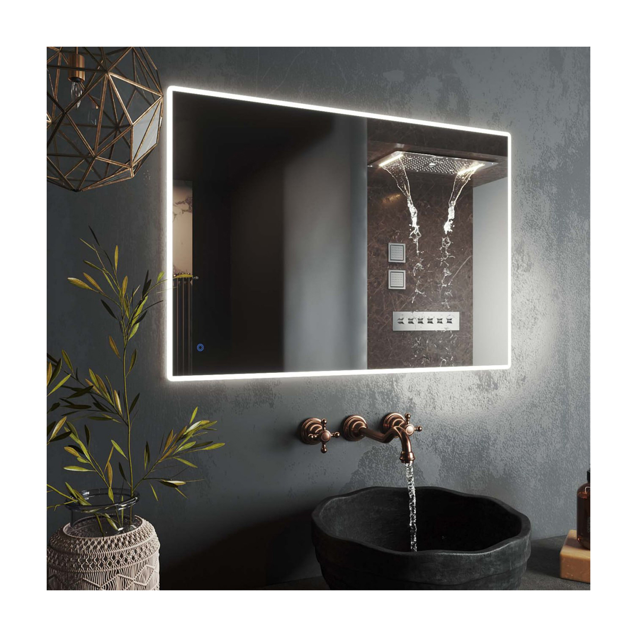 Зеркало RoxenBath (РоксенБаз) Gotem 100x70 см, 510165-100