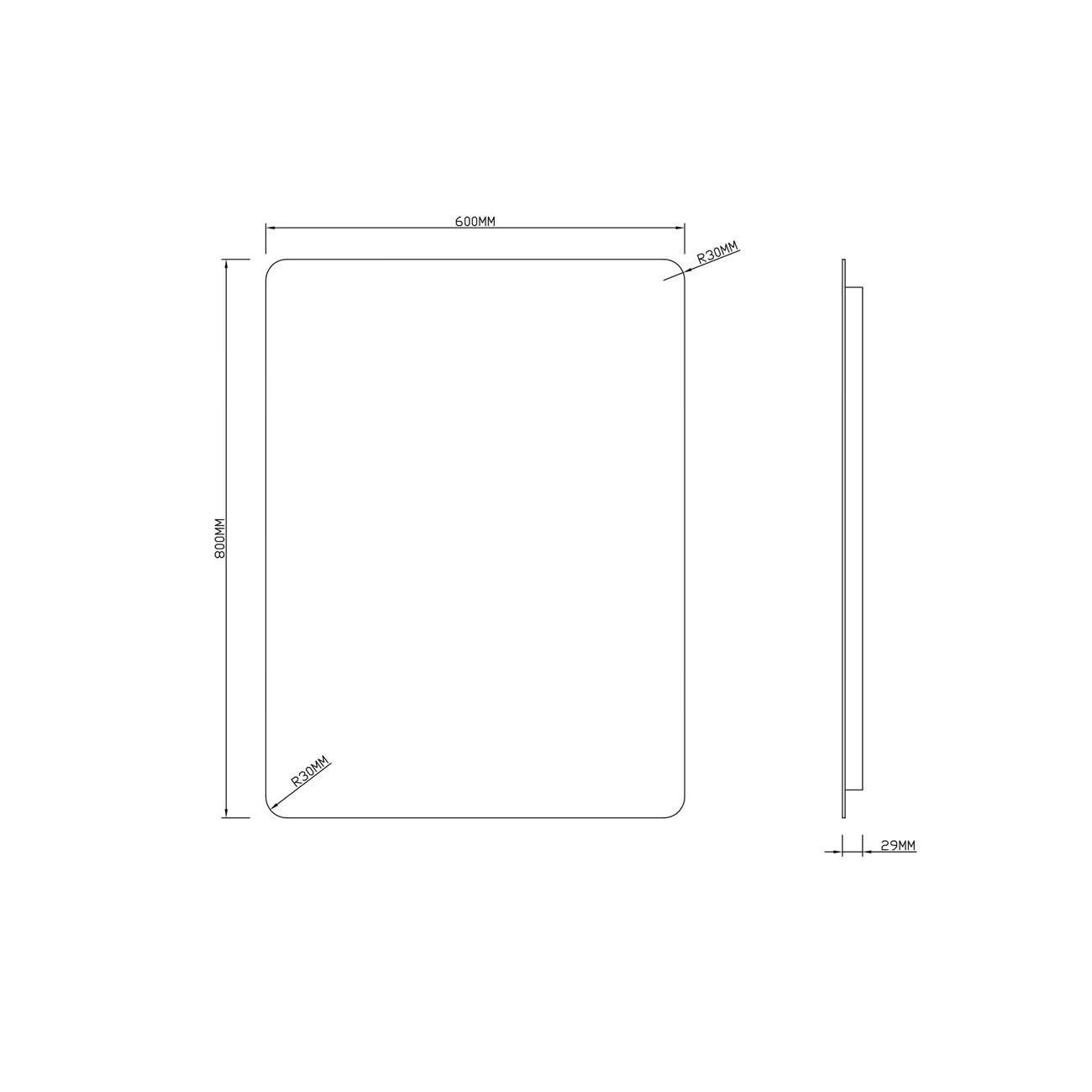 Зеркало RoxenBath (РоксенБаз) Bella 60x80 см, 510055-60