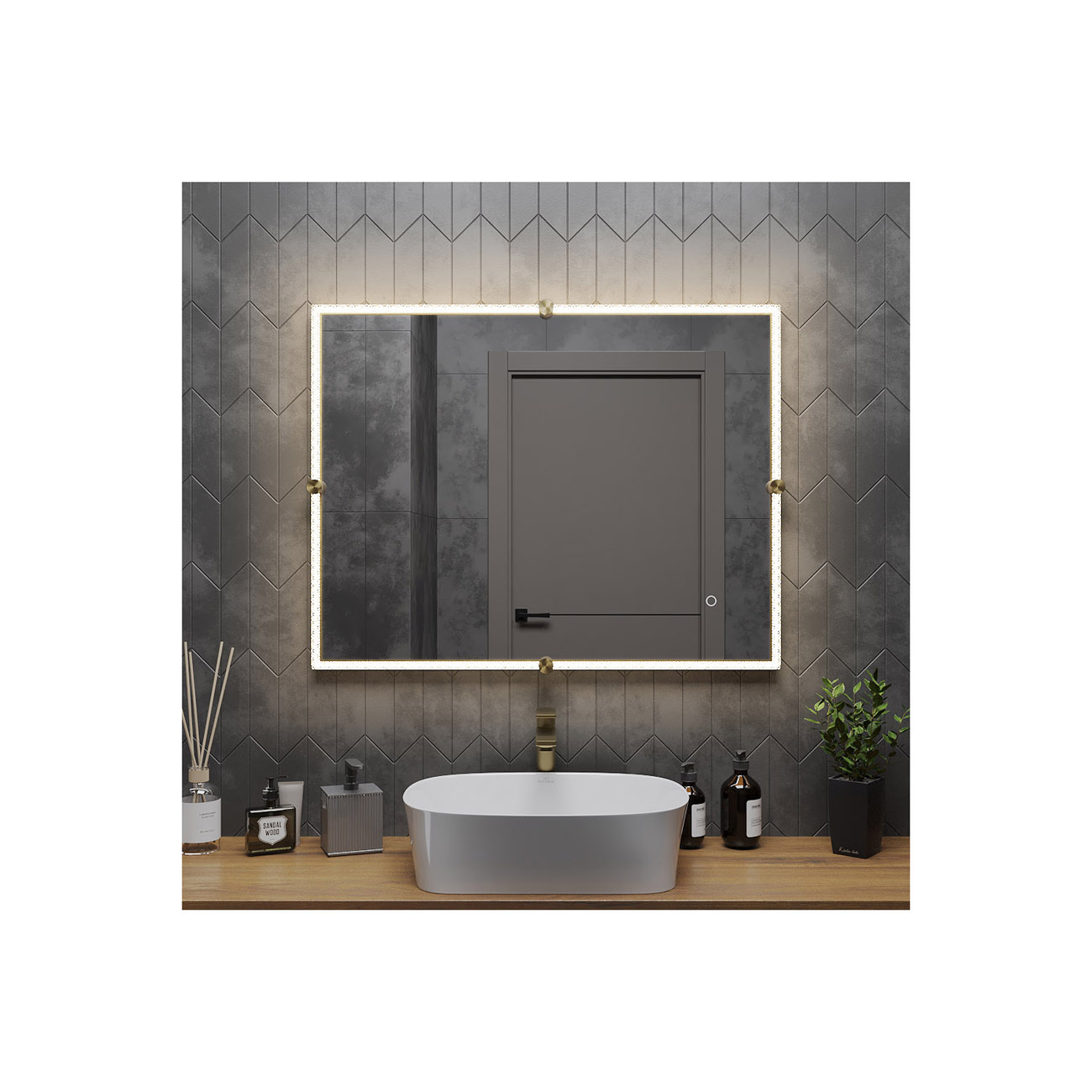 Зеркало RoxenBath (РоксенБаз) Cler 90x70 см, 510010-90