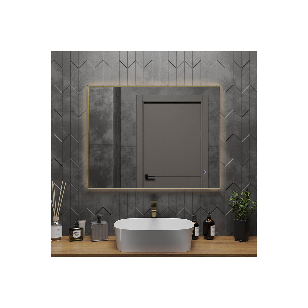 Зеркало RoxenBath (РоксенБаз) Frida 90x70 см, 510215-90