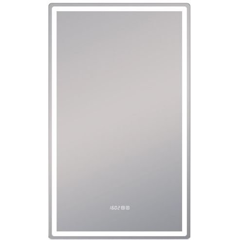 Зеркало Vigo (Виго) Roberta Luxe 60, z.ROB.60.Luxe подсветка, сенс. упр-е, встр. часы, ф-ция антизапотевания, таймер отключени