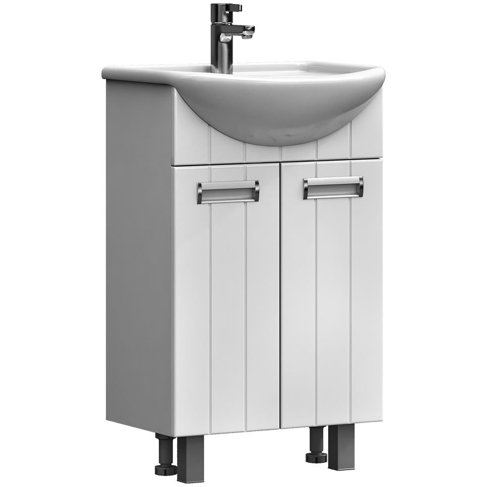 Тумба Vigo (Виго) Diana 50, tn.DIA.UYU.50.2D белая, 2 дв. (под раковину Уют 50) белый