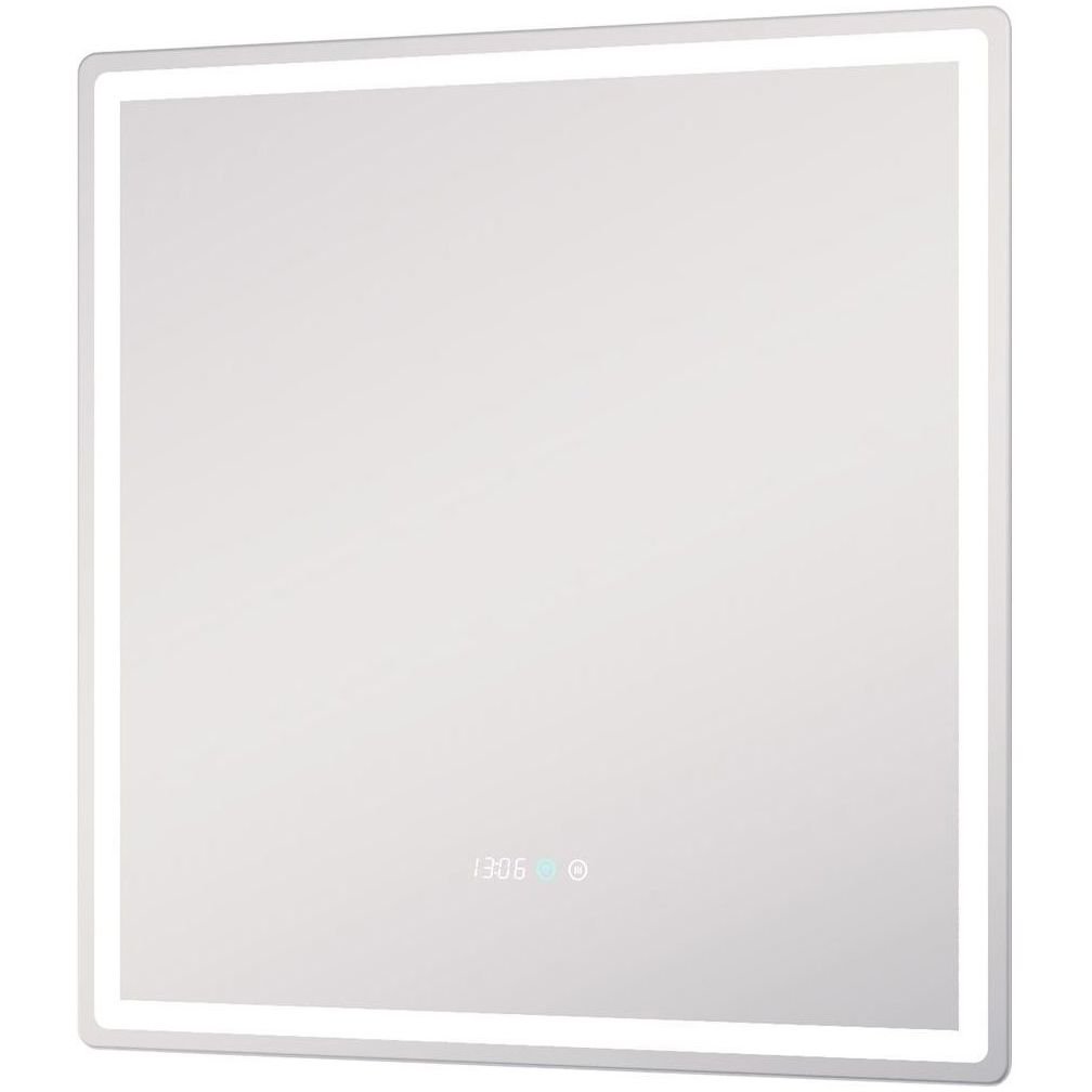 Зеркало Vigo (Виго) Geometry Luxe 60, z.GEO.60.Luxe подсветка, сенс. упр-е, встр. часы, ф-ция антизапотевания