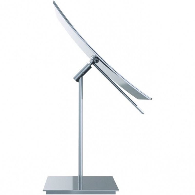 Зеркало косметическое Bemeta (Бемета) прямоугольное настольное поворот на 360 хром (116201312)