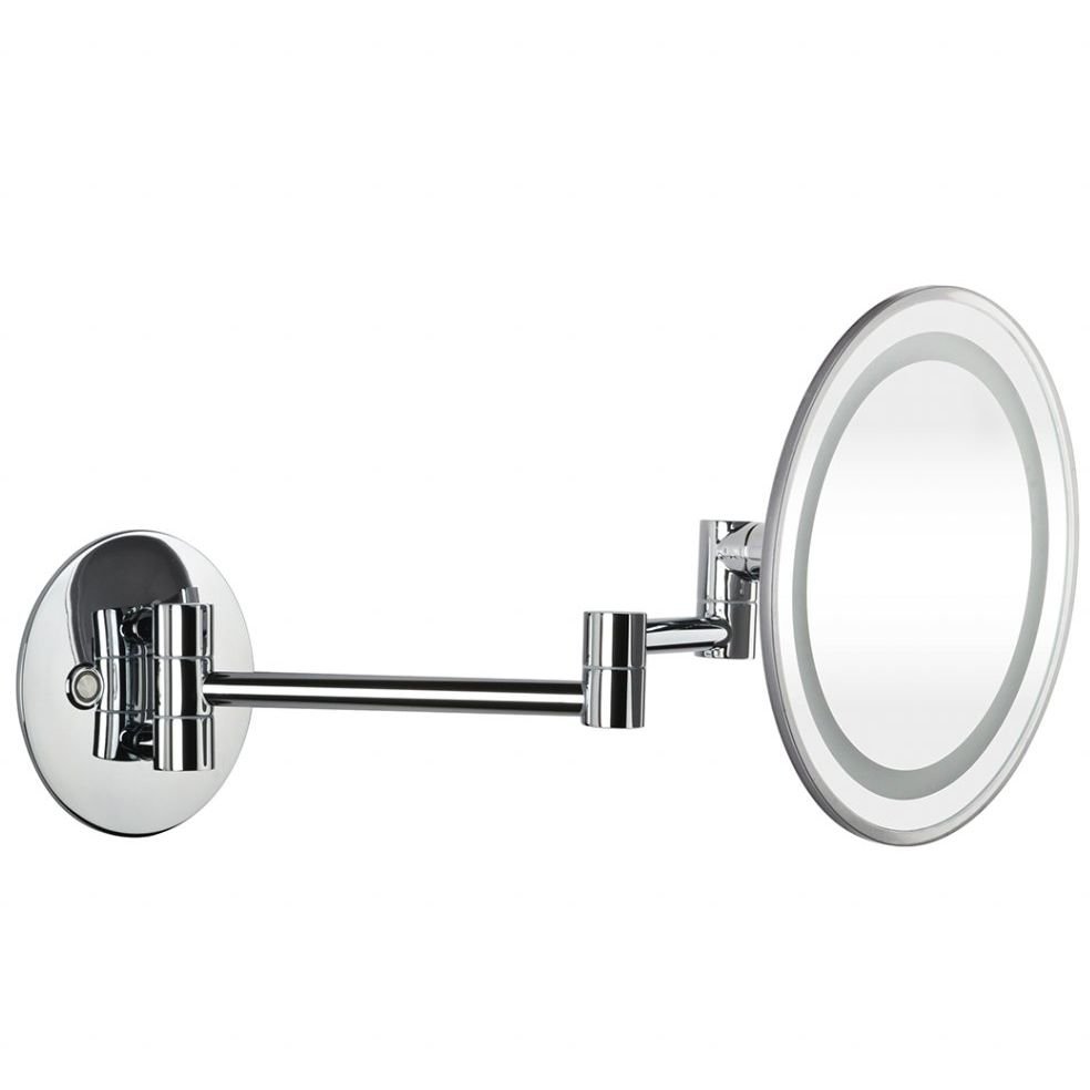 Зеркало косметическое Bemeta (Бемета) d200 мм с подсветкой LED сенсорное хром (116301802)