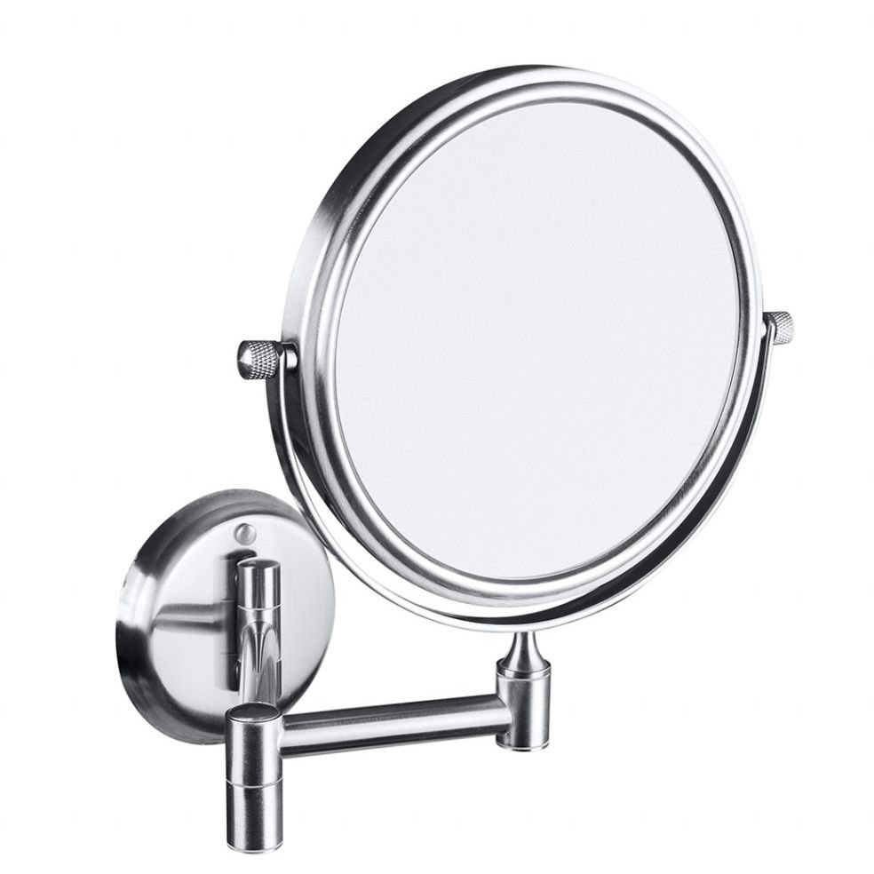 Зеркало косметическое Bemeta (Бемета) Neo d133 мм сталь шлифованная (106301705)