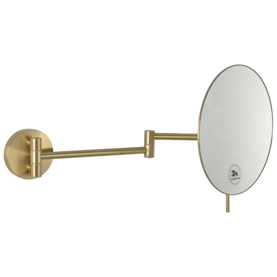 Зеркало Богеме Matt Gold Черный 508-MG, Boheme круглое
