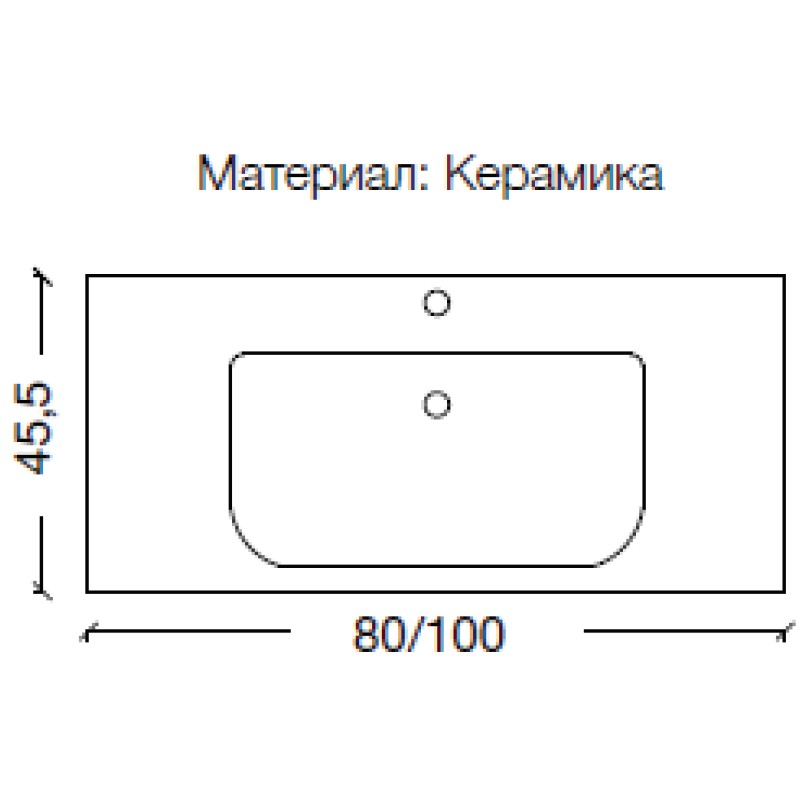Столешница Армади Арт NeoArt Белый 854-080, Armadi Art