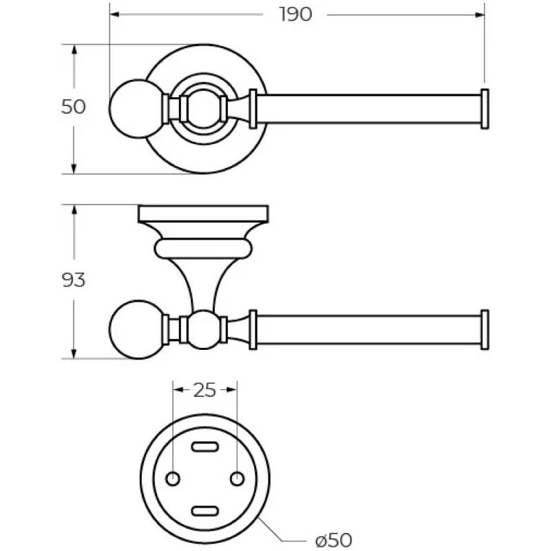 Держатель для туалетной бумаги Cezares (Цезарис) Olimp, цвет хром OLIMP-TH04-01-M