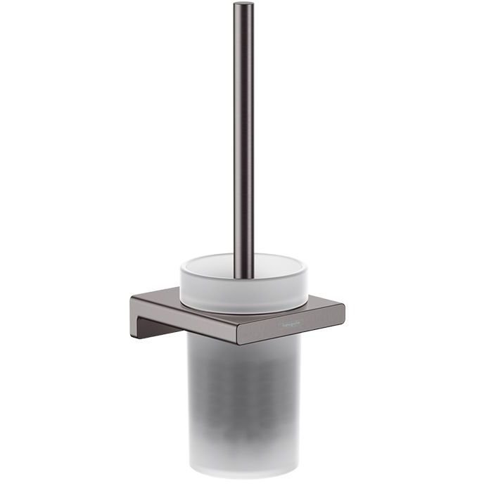 Набор для WC Hansgrohe (Хансгрое) AddStoris, настенный монтаж, шлифованный черный хром, 41752340