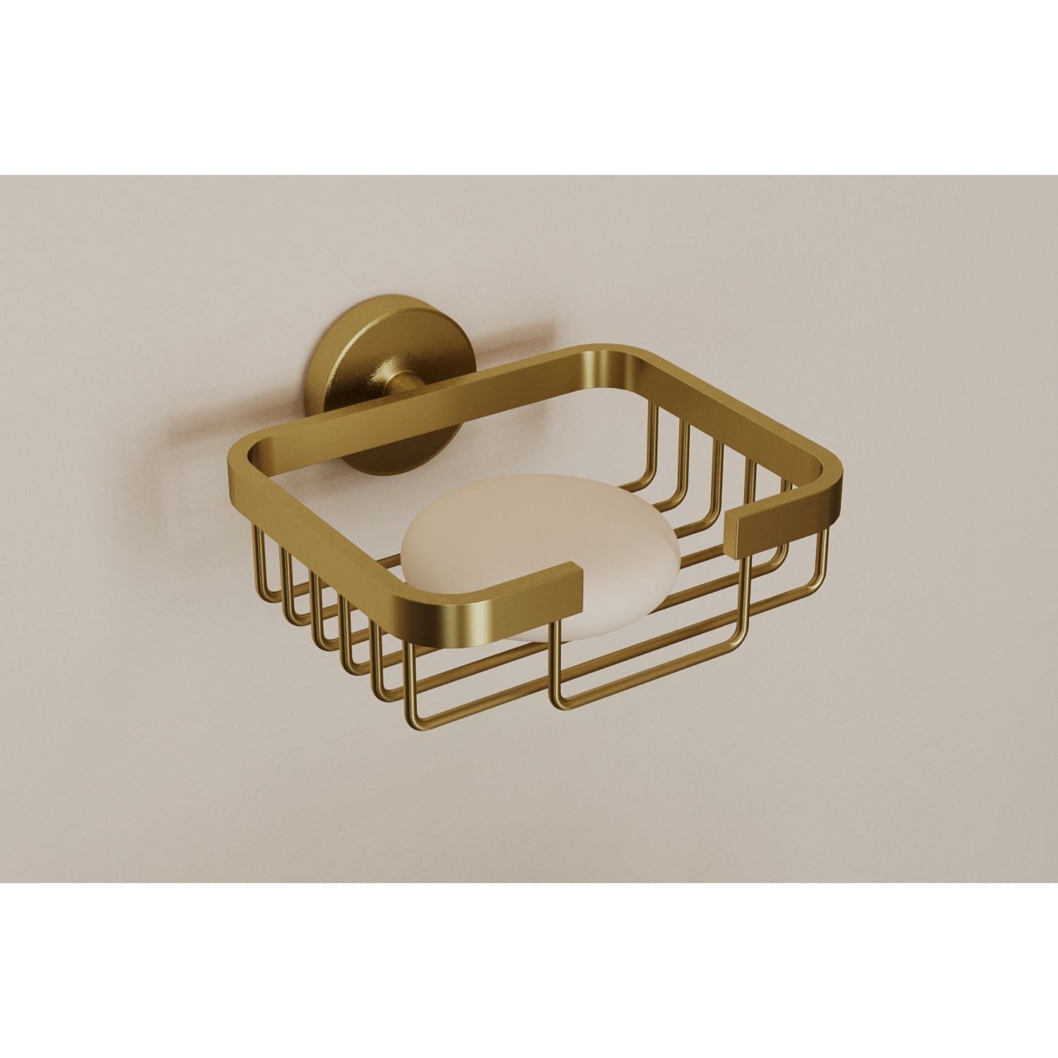 Мыльница Allen Brau (Аллен Брау) Priority 6.31004-GB, брашированное золото