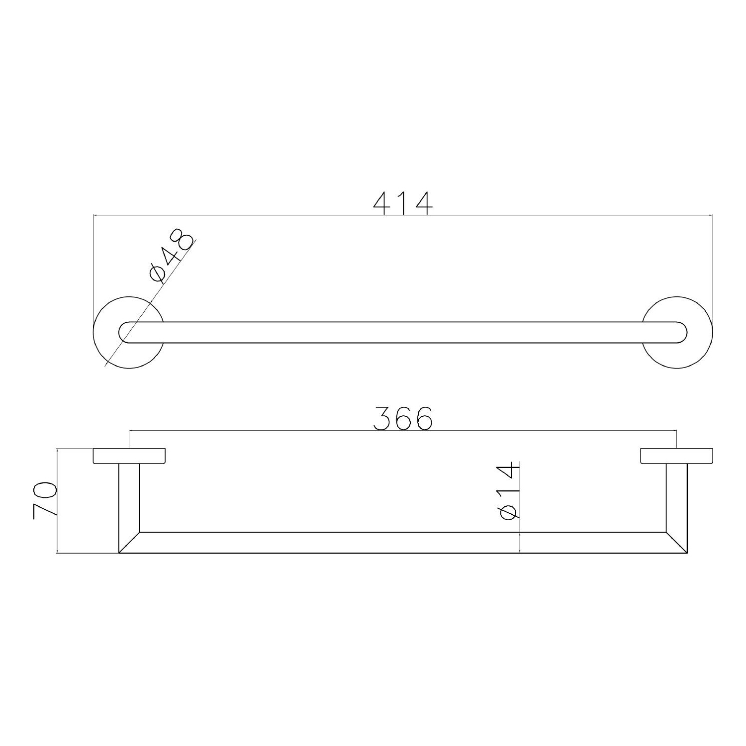 Держатель для полотенец Allen Brau (Аллен Брау) Priority 6.31A11-BN,брашированный никель