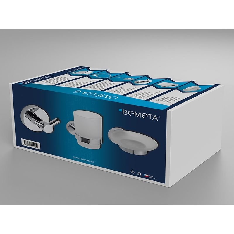 Набор из 6 предметов Bemeta (Бемета) Omega хром (204601)