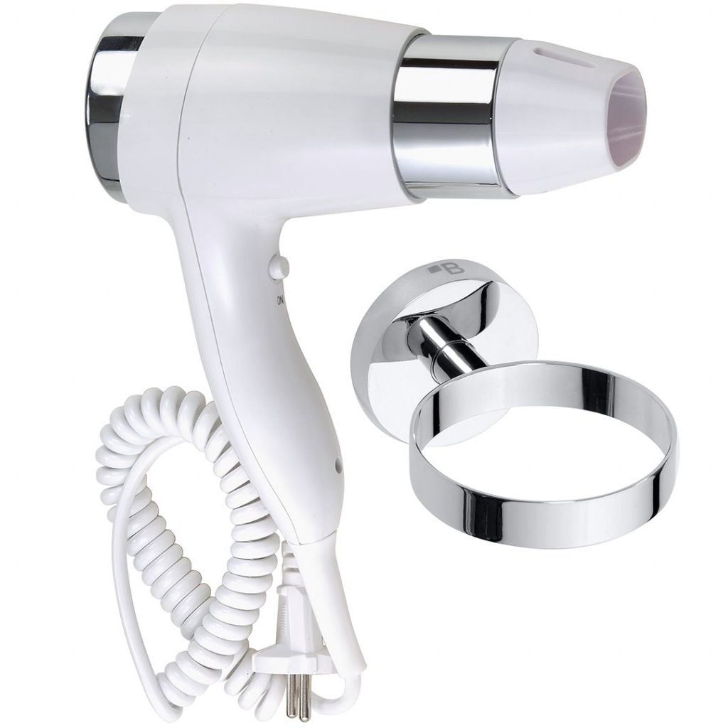 Фен Bemeta (Бемета) Hotel с держателем спиральный провод белый (999433084)