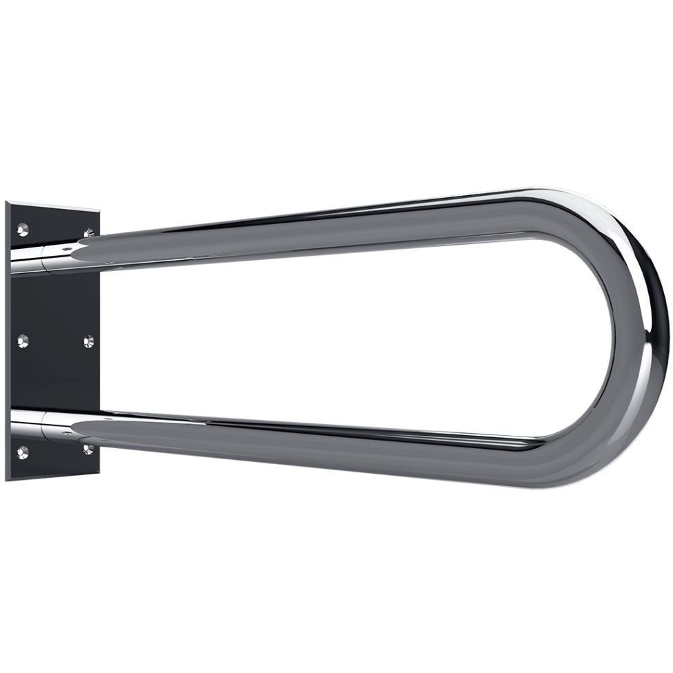 Поручень опорный Bemeta (Бемета) Help 600 мм U-oбpaзный пopучeнь сталь полированная (301102051)