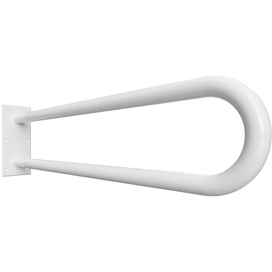 Поручень опорный Bemeta (Бемета) Help 813 мм U-oбpaзный пopучeнь белый (301102064)