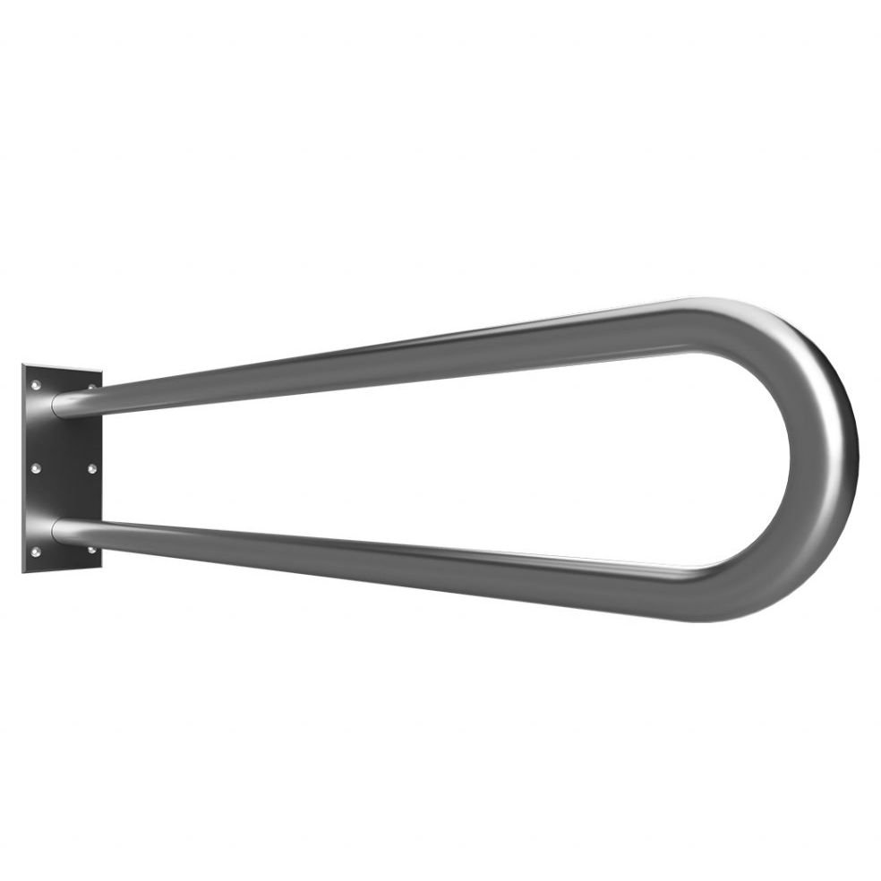 Поручень опорный Bemeta (Бемета) Help 900 мм U-oбpaзный сталь шлифованная (301102992)