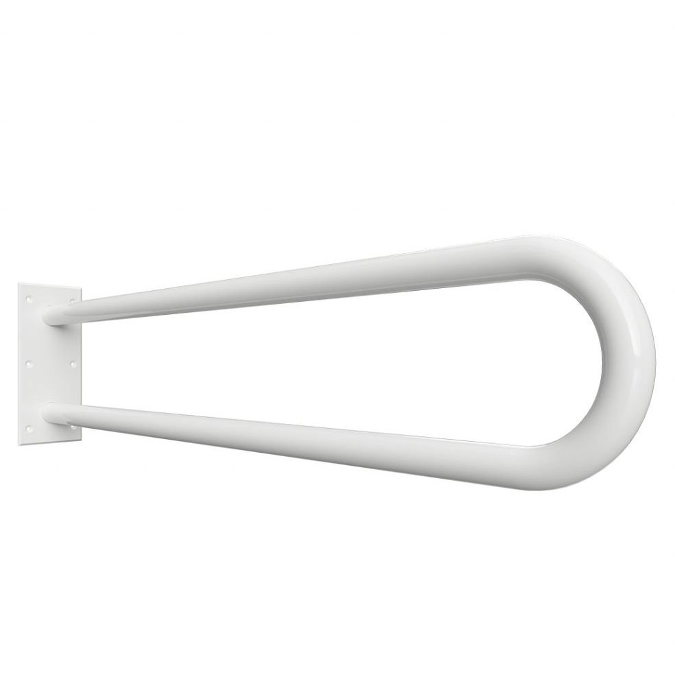 Поручень опорный Bemeta (Бемета) Help 900 мм U-oбpaзный белый (301102994)